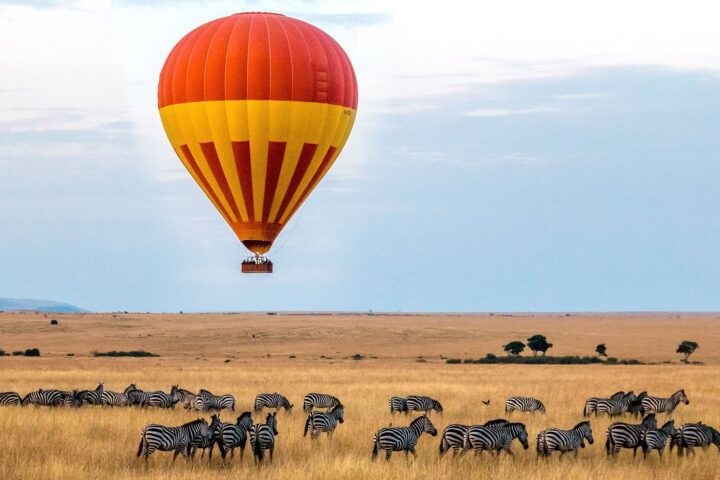Hot air Balloon Safaris in Masai Mara National Reserve